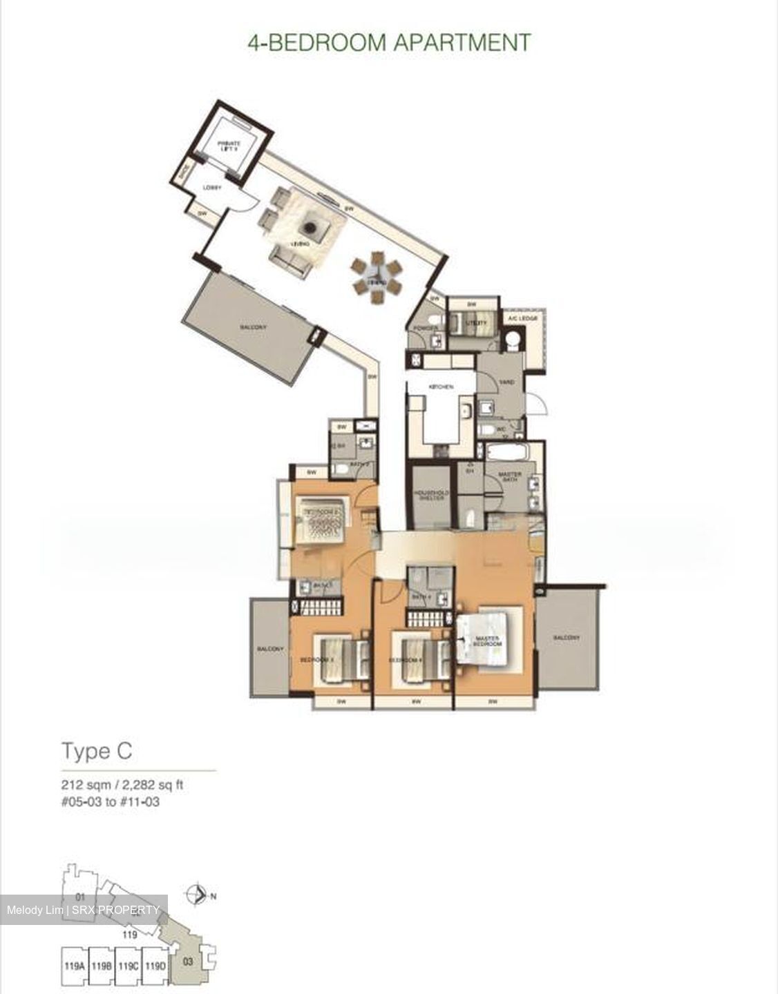 RESIDENCES AT EMERALD HILL (D9), Apartment #579292311